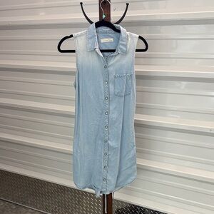 Dittos Doux Light Blue Denim Top